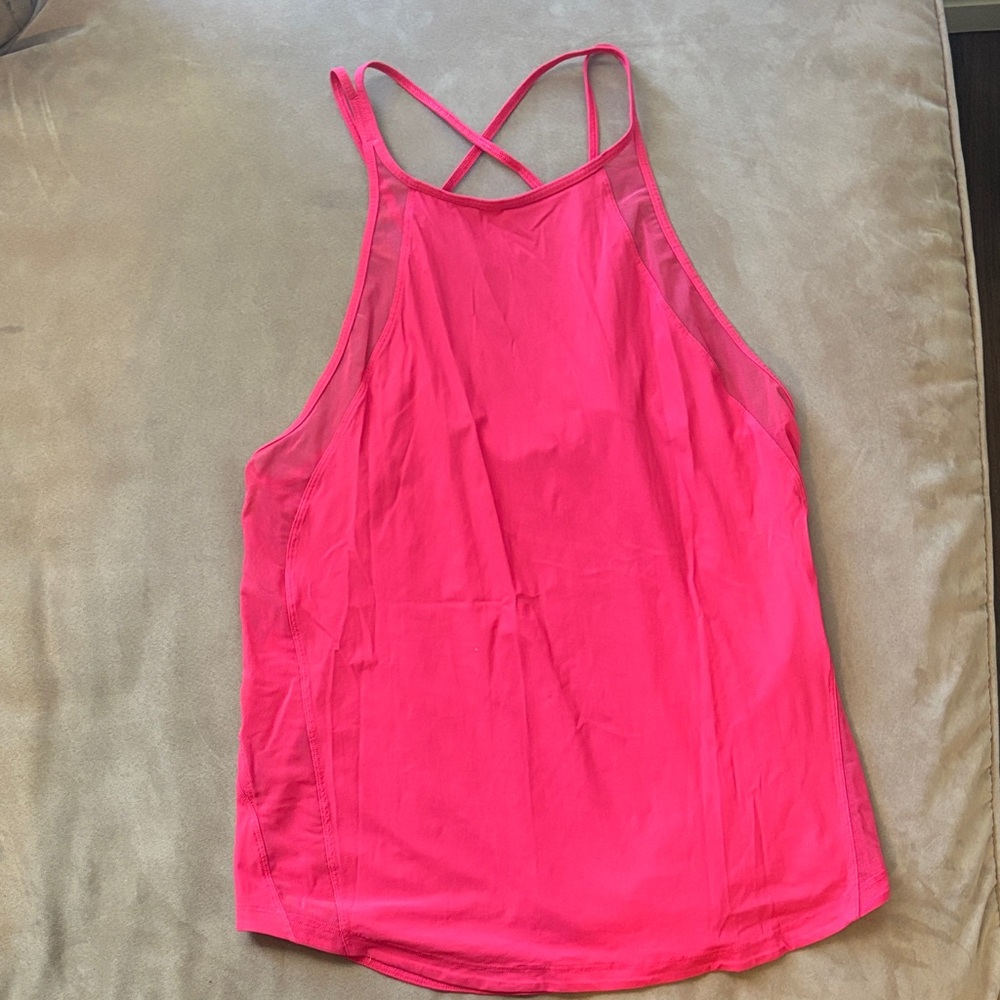 Lululemon Athletica Hot Pink Strappy Tank Top